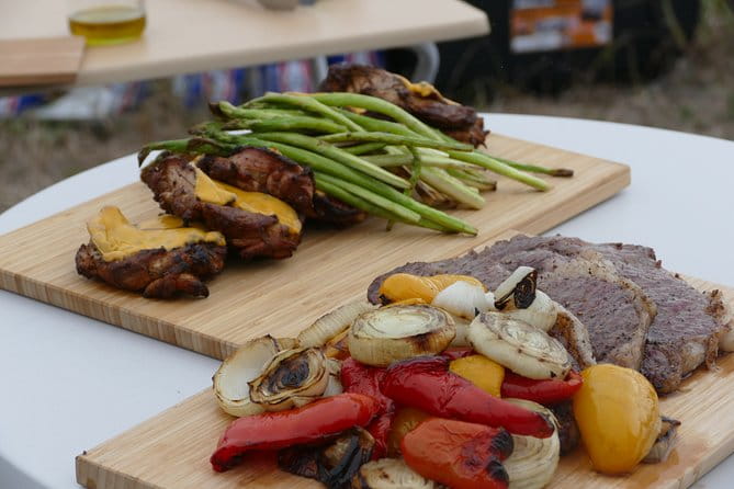 Aka Beef Barbecue to Enjoy in the Superb View of Aso - Unique Aerial Drone Experience