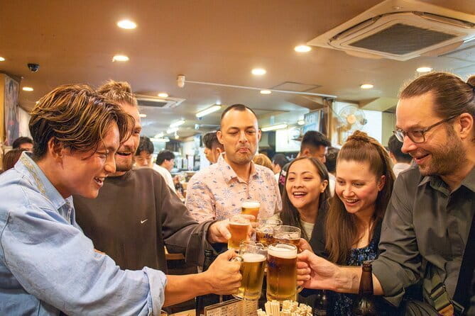 All-You-Can-Drink Bar Hopping Tour in Ueno - Key Points