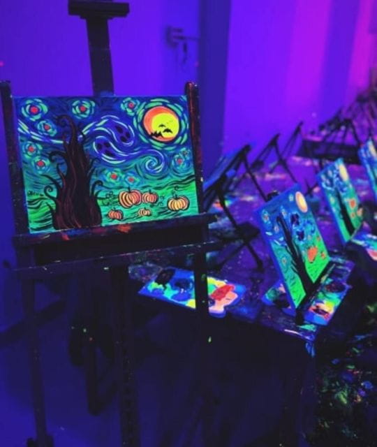 Barcelona: Wine and Van Gogh Paint and Sip Painting Class - Key Points