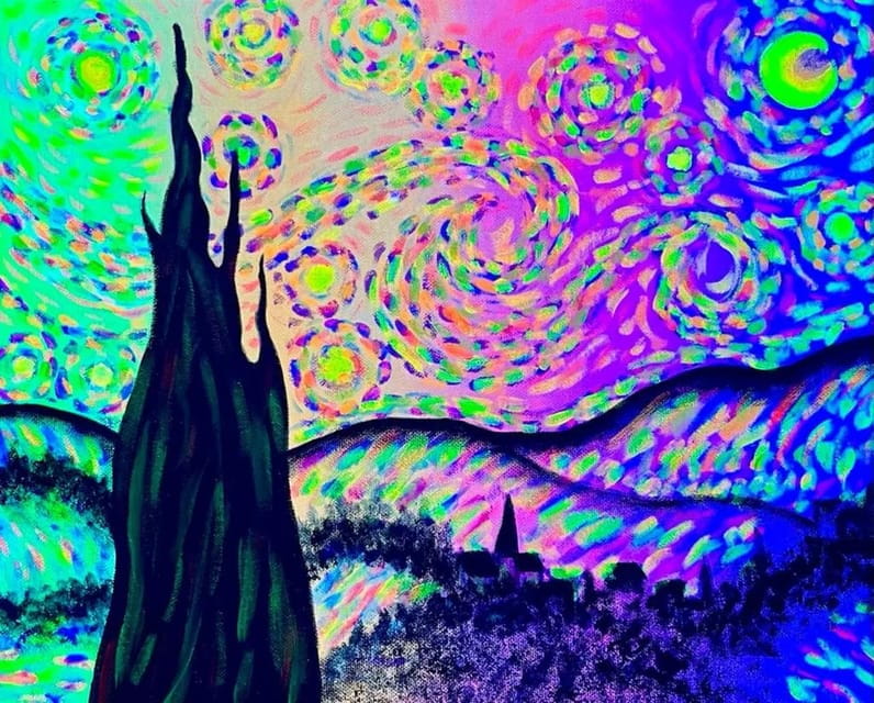 Barcelona: Wine and Van Gogh Paint and Sip Painting Class - Accessibility and Age Requirements