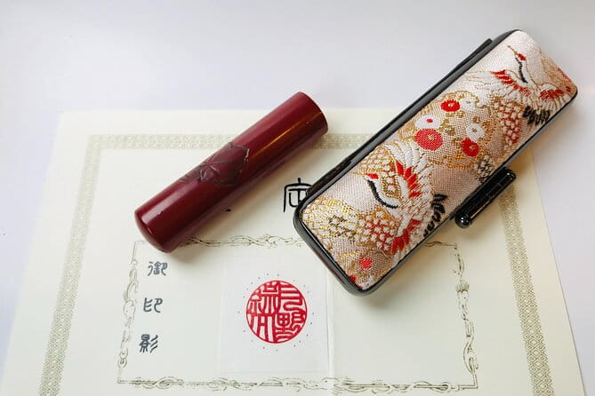 Craft Your Own HANKO Name Seal Activity in Kamakura Japan - Customizing Your HANKO Name Seal