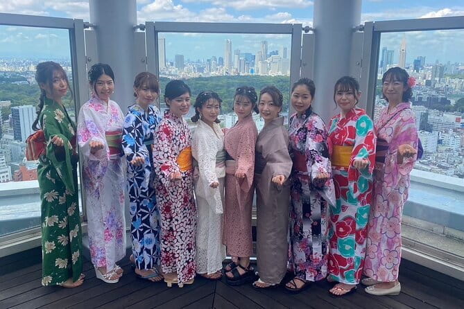 Easywear Summer Kimonos Experience in Shibuya Hairstyling Option - Experience Overview