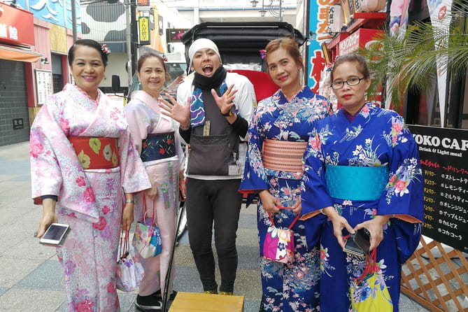 Exiting Rickshaw Ride and Kimono Experience - Exploring Osakas Vibrant Neighborhoods