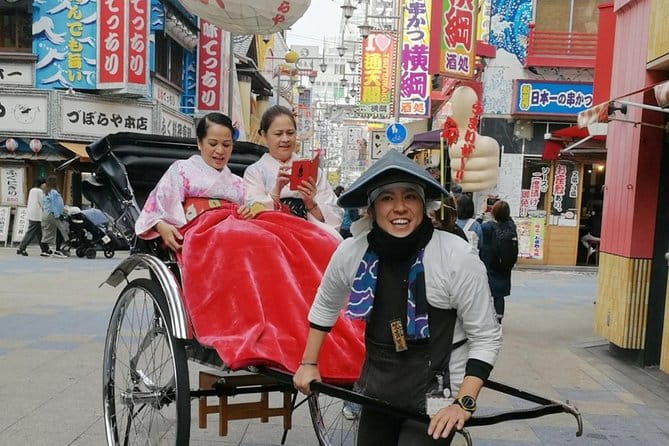 Exiting Rickshaw Ride and Kimono Experience - Gliding Through the Streets in a Rickshaw