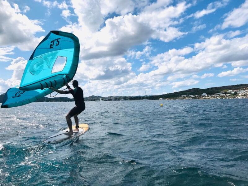 Fornells: Wing Foil Lesson With Gear in Menorca - Included Gear and Facilities
