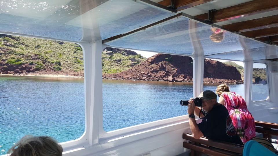 From Fornells: North Coast Beaches Cruise With Swim Stops - Onboard Amenities