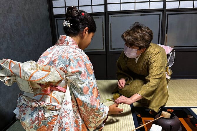 KYOTO Tea Ceremony With Kimono Near by Daitokuji - Included Features and Booking Information