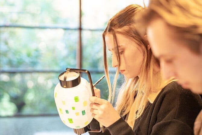 Lantern and Mini Japanese Umbrella Painting With Artisan Visit - Key Points