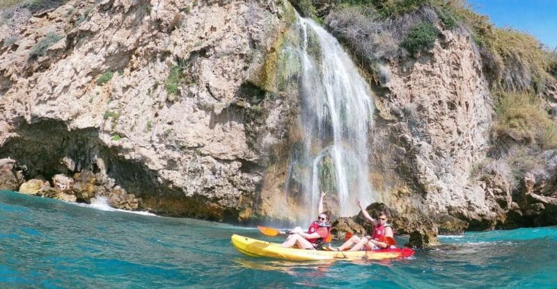 Nerja: Guided Kayak Tour Nerja Cliffs and Maro Waterfall - Key Points