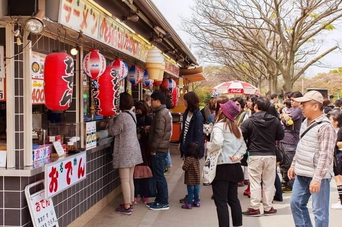 Osaka Spring Daytime (Cherry Blossom) Food Tour - Savoring Local Treats and Beverages