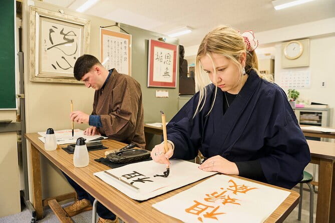 Tokyo: Calligraphy Workshop & Original T-Shirt Creation - Key Points