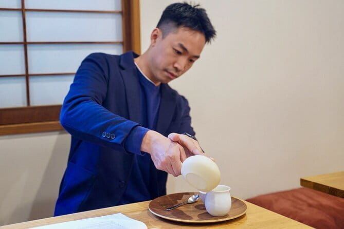 Traditional Japanese Sencha Tea Brewing Lesson With Sweets - Meeting and End Point