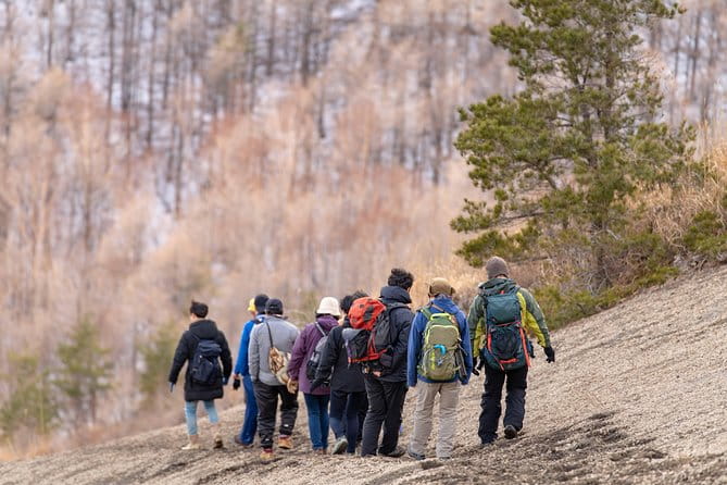 Trekking on the Mt. Asama With a Great View - Hiking on the Trails of Mt. Asama