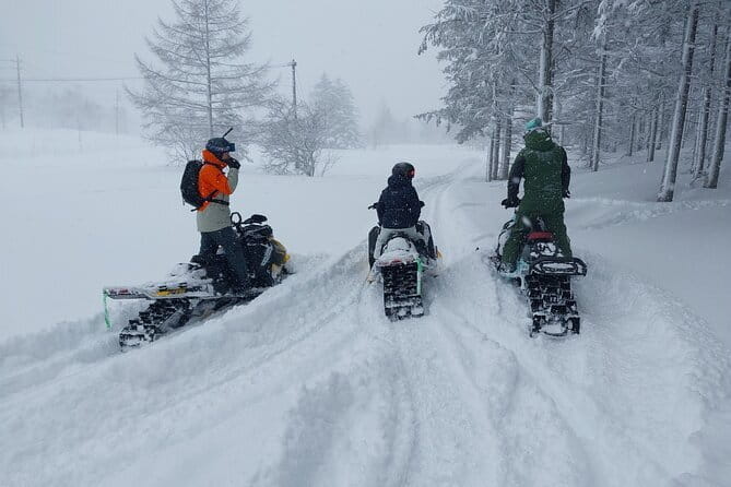 Winter Holiday Snowmobiling in Nozawa Onsen Area - Relaxing in the Japanese Onsen