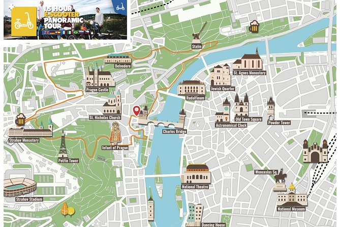1.5h E-Scooter Prague Small Group Tour With Best Panorama Views - Additional Information