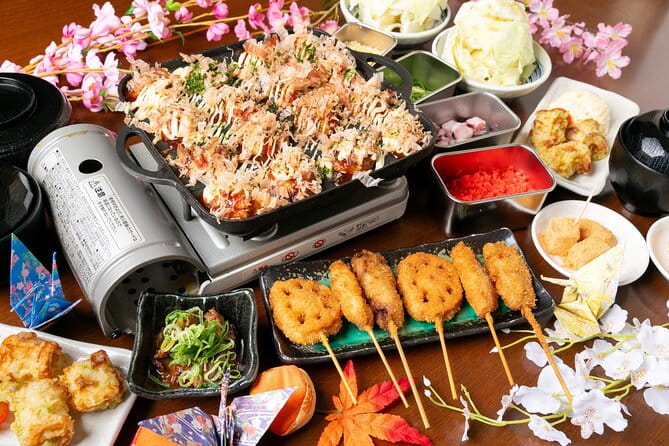 1 Day Takoyaki Making and Osaka Castle Walking Tour - Meal Options