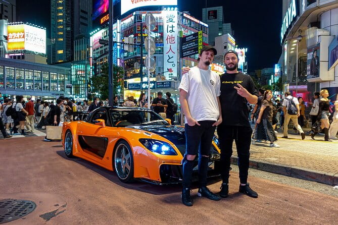 1-Hour Tokyo Tour in Tokyo Drift Mazda RX7 - Iconic Tokyo Locations Visited