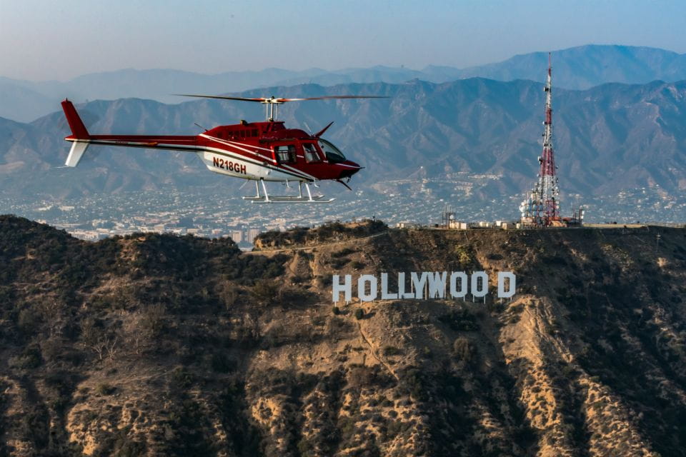 10-Minute Hollywood Sign Helicopter Tour - Viewing Celebrity Mansions