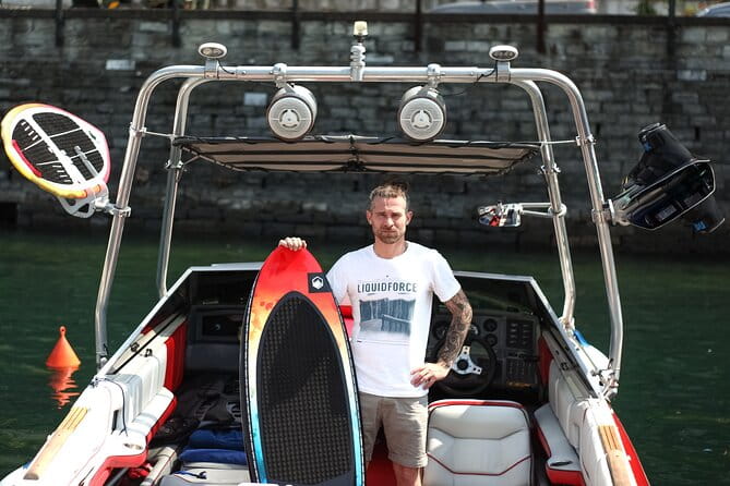1H Wakeboard and Wakesurf on Lake Como with Mastercraft Boat - Visiting Iconic Spots and the Scenic Highlights