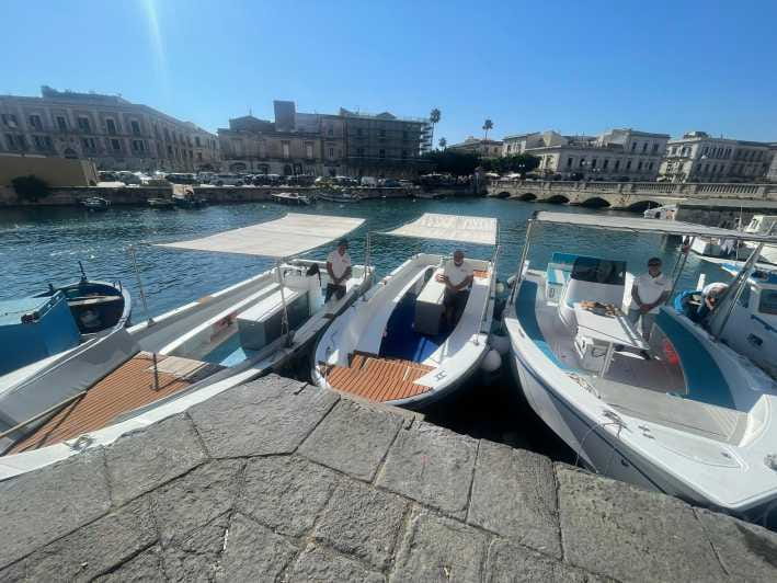 2.5-HOUR BOAT TOUR ORTIGIA+SEA CAVES+PILLIRINA+FRUIT DRINK - A Close Look at Sicily’s Seaside Treasure: The 2.5-Hour Boat Tour of Ortigia, Sea Caves, and Pillirina