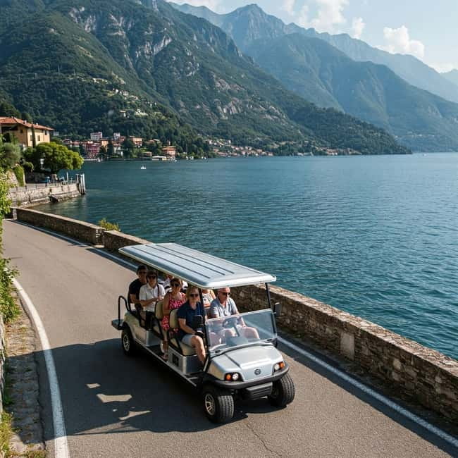 2-hour golf car tour of Como - Key Points / Takeaways