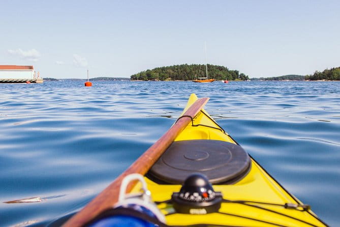 3-day kayaking adventure around Vaxholm in Stockholm Archipelago - self guided - Entering the Stockholm Archipelago