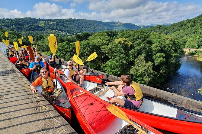 3-Hour Canoe Hire Over the Pontcysyllte Aqueduct - End Point of the Tour