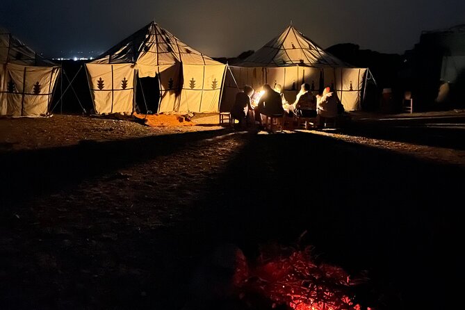3 Hours Camel Ride in Essaouira With Dinner and Overnight in Berber Camp - Included Meals and Beverages
