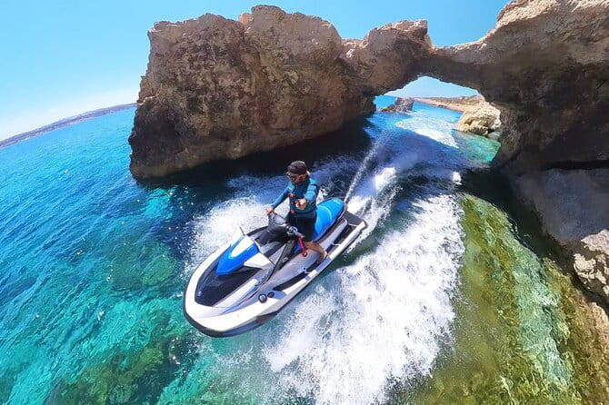 30 minute, Jet Ski Rental Malta - Self guided - No Licence Needed - Dive Into Malta’s Coast on a Self-Guided Jet Ski