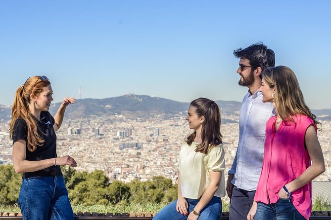 360° Barcelona E-Bike Tour, Montjuic Cable Car and Boat Cruise - Riding the Montjuic Cable Car