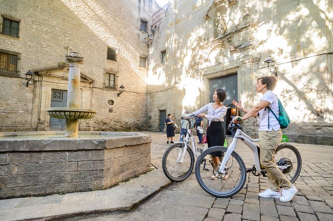 360° Barcelona E-Bike Tour, Montjuic Cable Car and Boat Cruise - Tour Highlights and Features