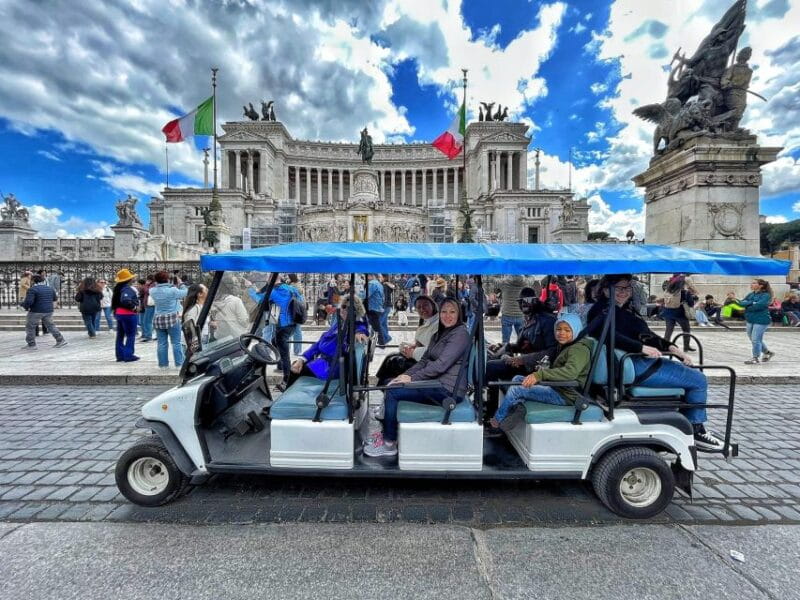 4H Private Golf Cart Tour with Local Guide and Gelato - Exploring Rome on a Golf Cart: A Unique Perspective