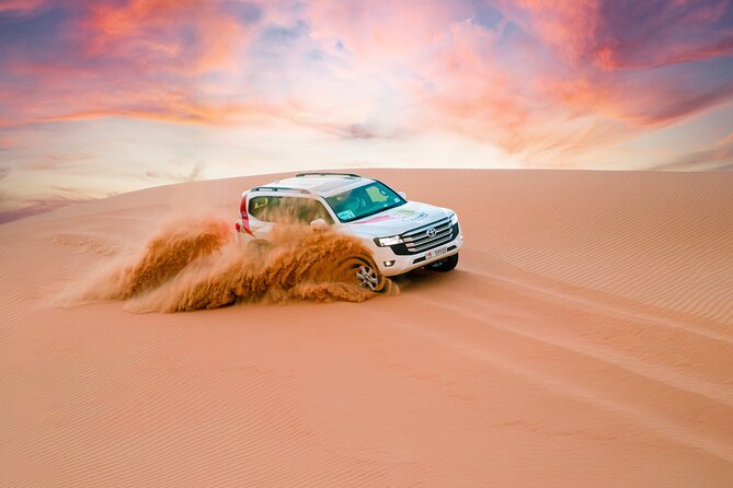Abu Dhabi Morning Desert Safari: 4x4 Dune Bashing, Camel Ride and Sandboarding - Camel Ride Across the Sands