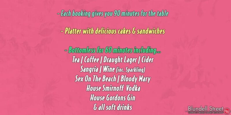 Afternoon Tea at Blundells Supper Club (Liverpool) - Practical Tips for Visitors