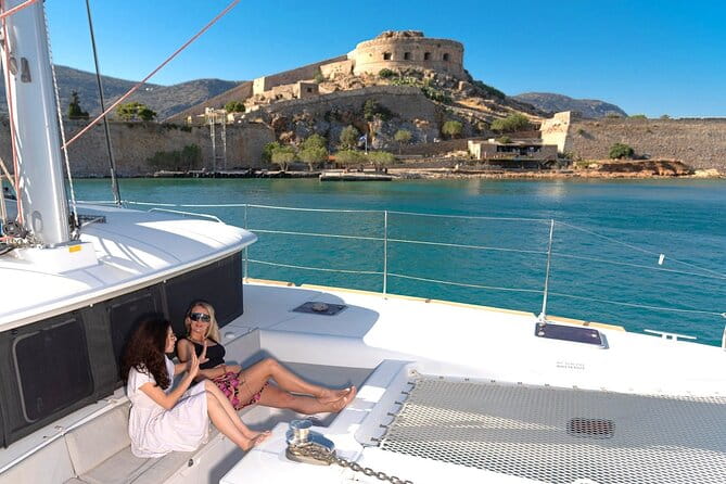 Agios Nikolaos: Private Catamaran Cruise with Meal & Drinks - The Highlight: Stop at a Secluded Bay for Water Fun