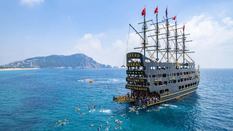 Alanya: All Inclusive Luxury Boat Trip & Free Time in Alanya - Entertainment: Foam Parties, Contests, and Cliff Jumps