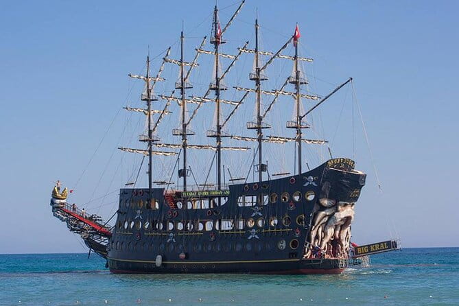 Alanya Big Kral Pirate Boat Trip - Biggest Pirate Boat In Turkey - Key Points