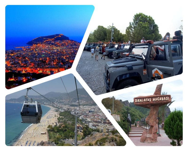 Alanya City : Jeep Excursion, Cable Car & City Highlights - Sightseeing and Sunset