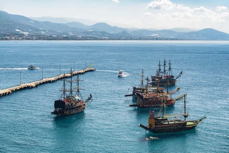 Alanya: Pirate Boat with Transfer, Lunch & Soft Drinks - Key points / Takeaways