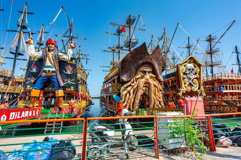 Alanya: Pirate Boat with Transfer, Lunch & Soft Drinks - The Adventure Begins: Entering the World of Pirate Cruises