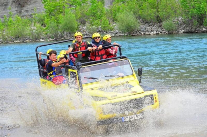 Alanya: Rafting w/ Zipline, Quad, Buggy, Jeep Safari & Lunch - The Sum Up