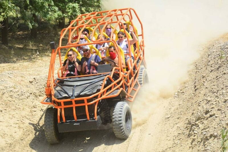 Alanya: Super Combo Quad, Buggy, Rafting & Zipline w/Lunch - Ziplining and Additional Options: A Different Kind of Thrill