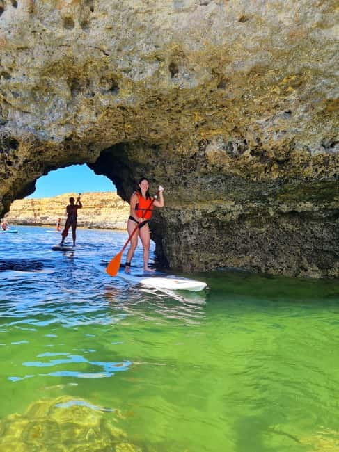 Albufeira: Caves and Private Beaches SUP Paddleboarding Tour - Price and Logistics: Good Value for the Experience