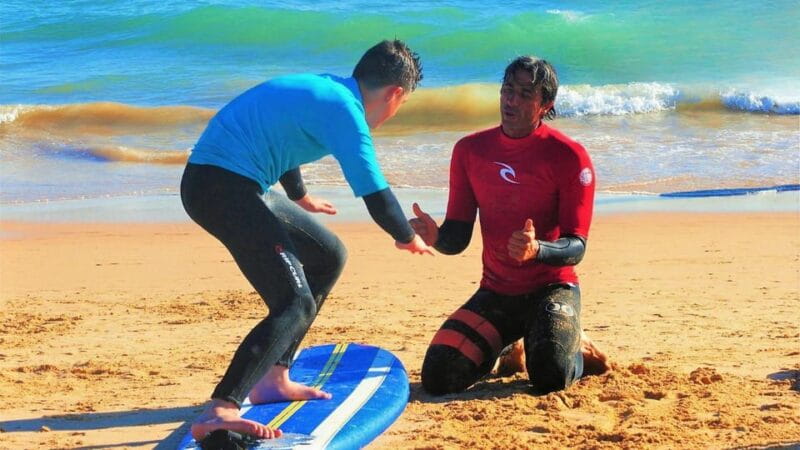 Albufeira: Private surf lesson at Praia da Galé - A Personal Look at a Private Surf Lesson in Albufeira