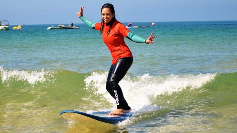 Albufeira: Private surf lesson at Praia da Galé - Key Points / Takeaways