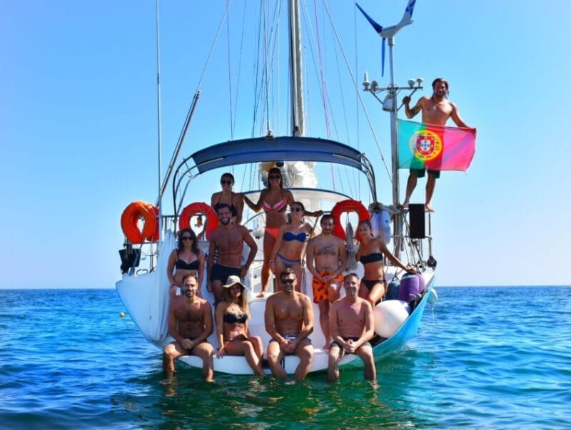 Albufeira: Sailing Boat Cruise BBQ & Open Bar on the Beach - Swimming, Sunbathing, and Champagne Toasts