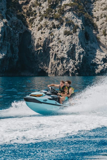 Alcudia: Jetski Tour Coll Baix Beach & Caves (Free Photos) - Reaching Coll Baix Beach
