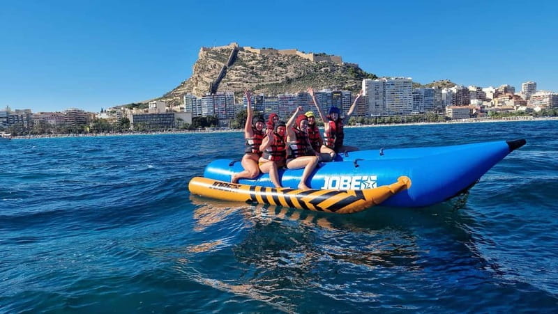 Alicante: Banana ride, Crazy Sofa y Flyfish - What You Can Expect During the 30 Minutes