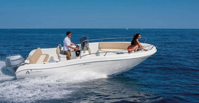 Allegra All21open motorboat rental on the Amalfi Coast - The Allure of the Amalfi Coast from the Water