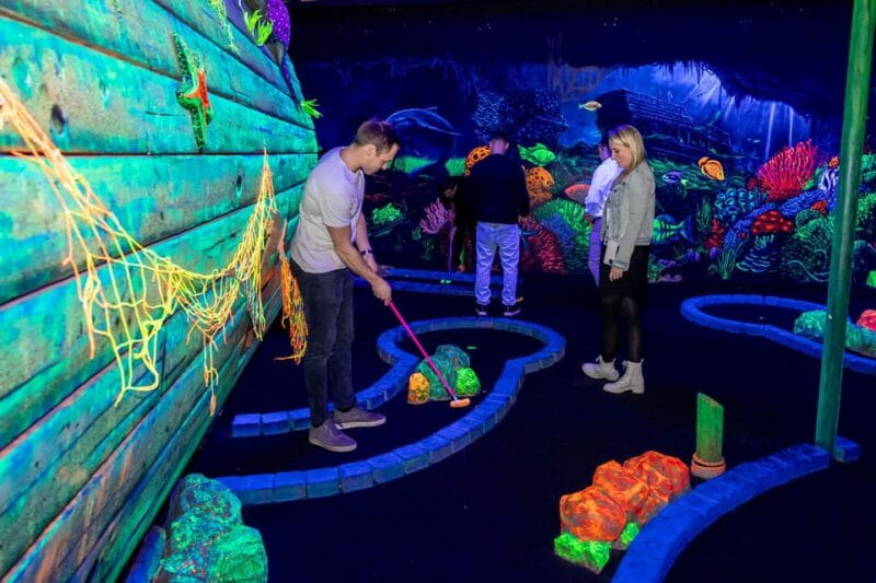 Aloha Amsterdam: 12-Hole Glow-in-the-Dark Mini-Golf - The Social and Food Scene